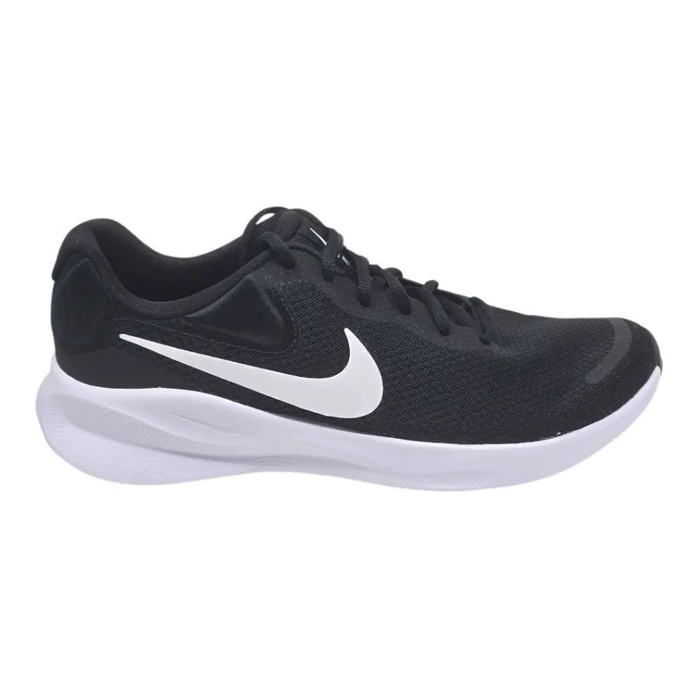 Nike Revolution 7 Running Shoes Men's 12 Black White FB2207-001